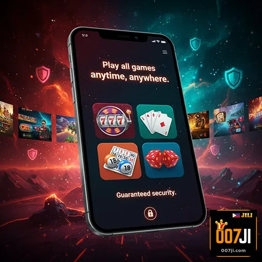User accessing the Filipino casino app on a smartphone - 007jl